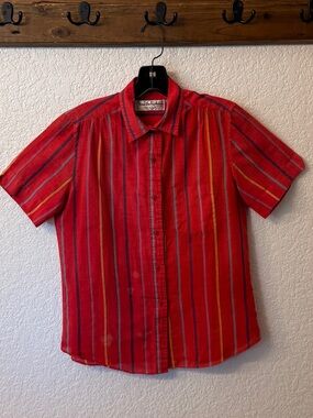vintage DVF short sleeve button up